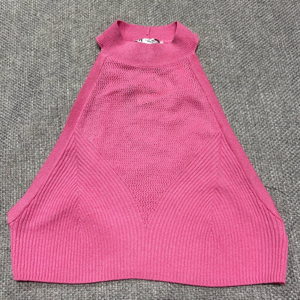 Zara Pink Cowl Neck top